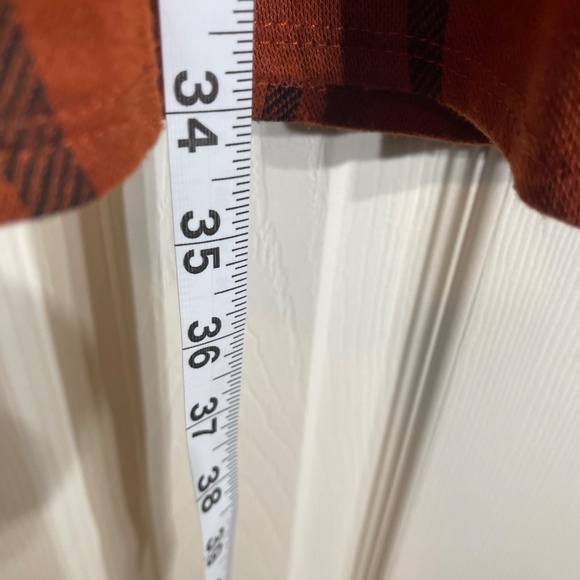 Fig and Flower Tunic style Cardigan Large Burnt Orange plain Jane Fall Foliage - Picture 5 of 8